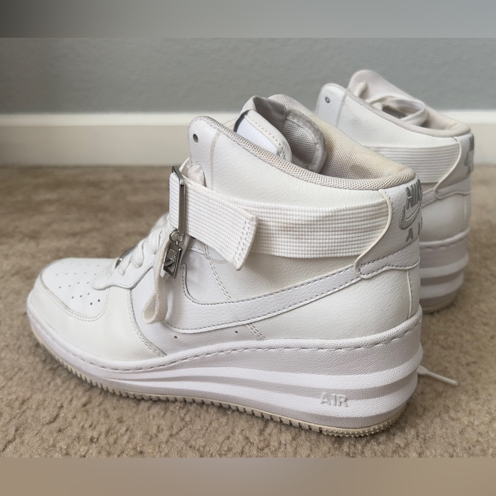 Nike Lunar Force 1, Sky Hi  Wedge Sneakers  - size 9.5
